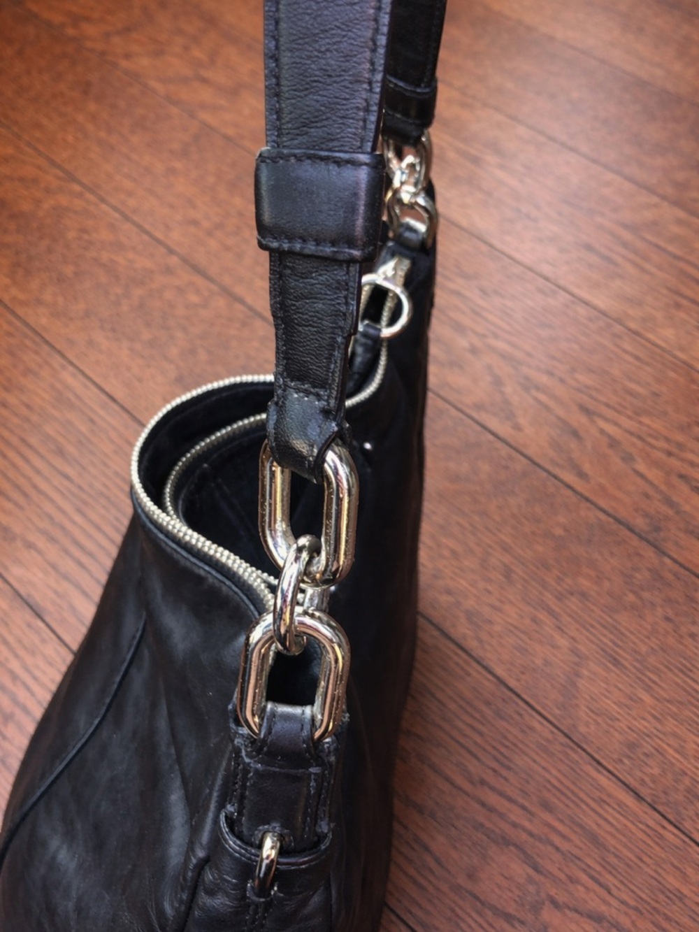 Coach Chelsea Ashlyn Hobo Black Leather in Excellent Condition - Picture 4 of 7